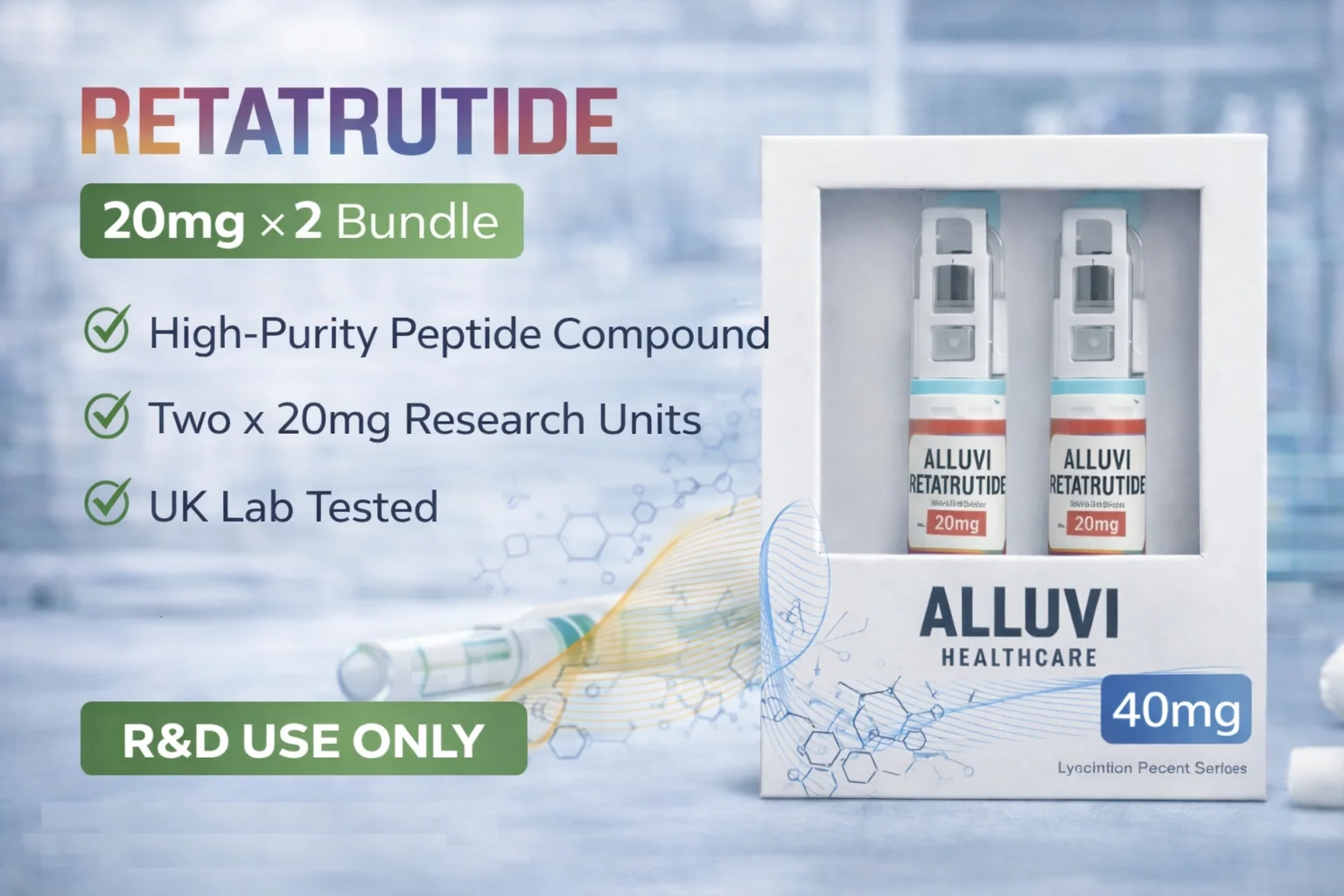 retatrutide bulgaria 10mg 20mg 30mg 40mg 60mg: Research only REVIVE PEPTIDES Retatrutide *10 vials  PRIME